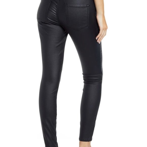 Ellie Coated High Waist Ankle Skinny Jeans - Picture 6 of 6